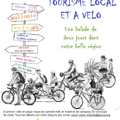 Tourisme local à vélo: 30-31 mai
